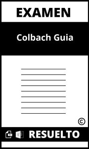 Examen Colbach Guia