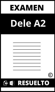 Examen Dele A2 Pdf