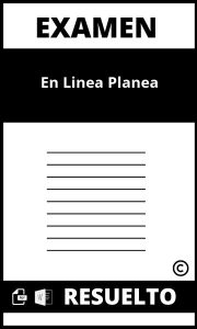 Examen En Linea Planea