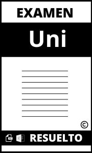 Examen De La Uni